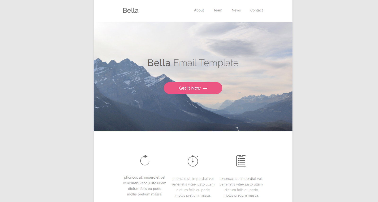 The Best Free MailChimp Templates for Bloggers - Bella