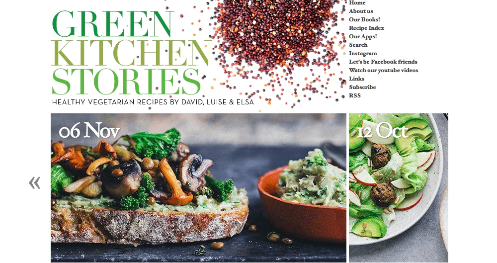 10 Healthy Food Blogs to Inspire Your Food Blogging Journey: Green Kitchen Stories