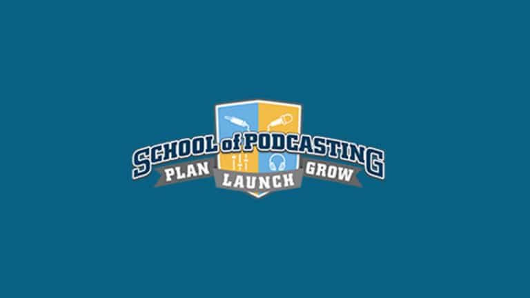 School of Podcasting Logo and Header