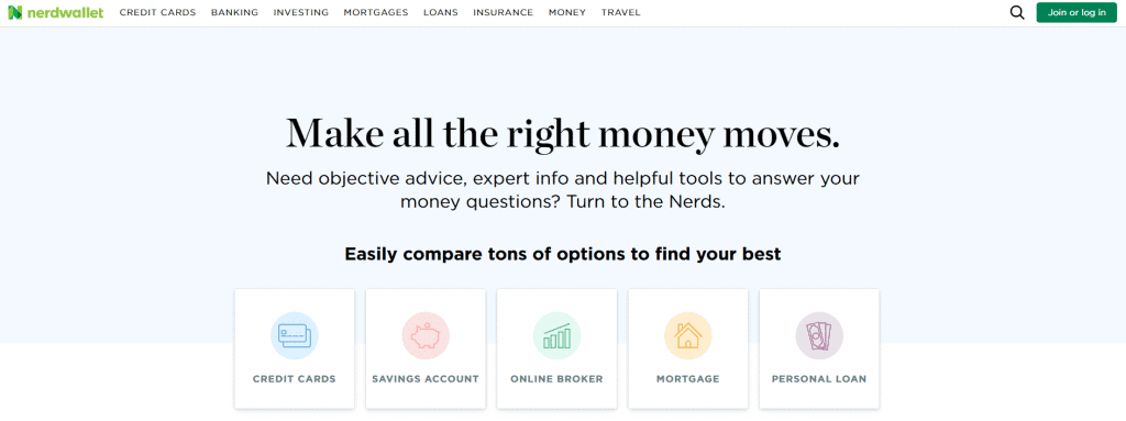 Nerdwallet money site