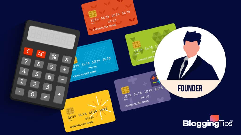 vector graphic showing an illustration of elements related to the best business credit cards for startups