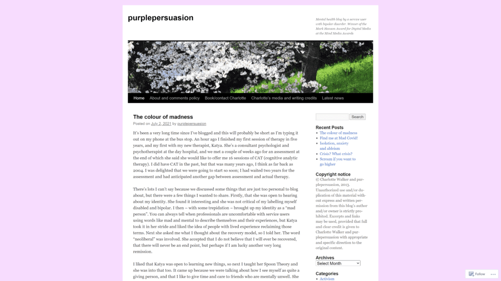 purplepersuasion homepage screenshot 1