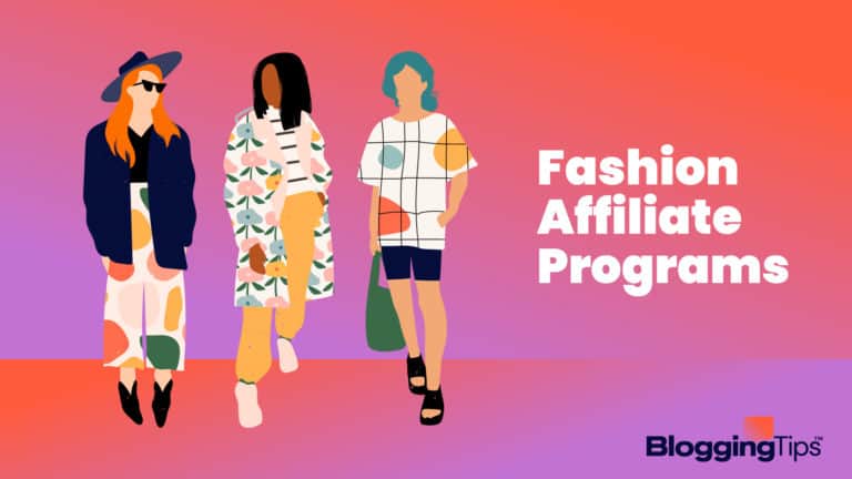 vector graphic showing an illustration of fashion affiliate programs