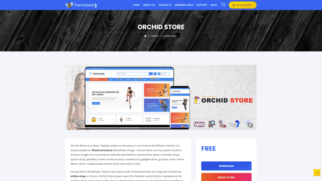 orchid store homepage screenshot 1