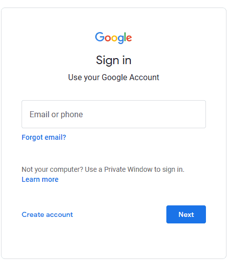01 google account sign in