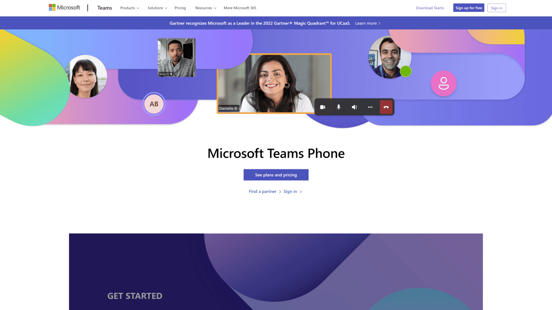 microsoft teams phone homepage screenshot 1