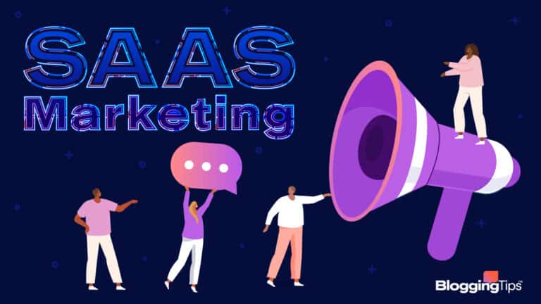 vector graphic showing an illustration of saas marketing agencies