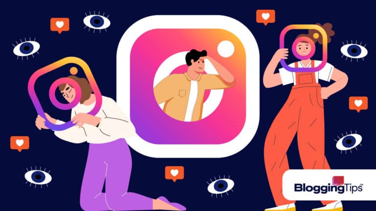 vector graphic showing an illustration of people learning how impression mean on instagram